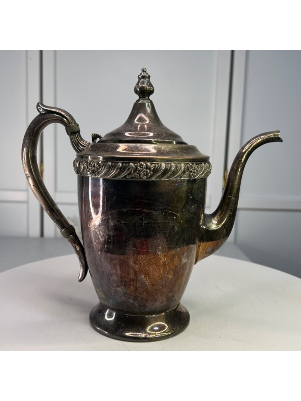 Vintage FB Rogers Silver Co Silverplate Coffee / Tea Pot Model 1501